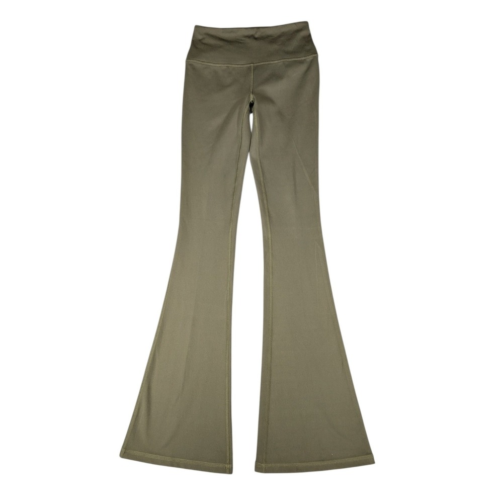DSG Momentum High Rise Flared Tight Inky Olive Green XS NWT DAW22324